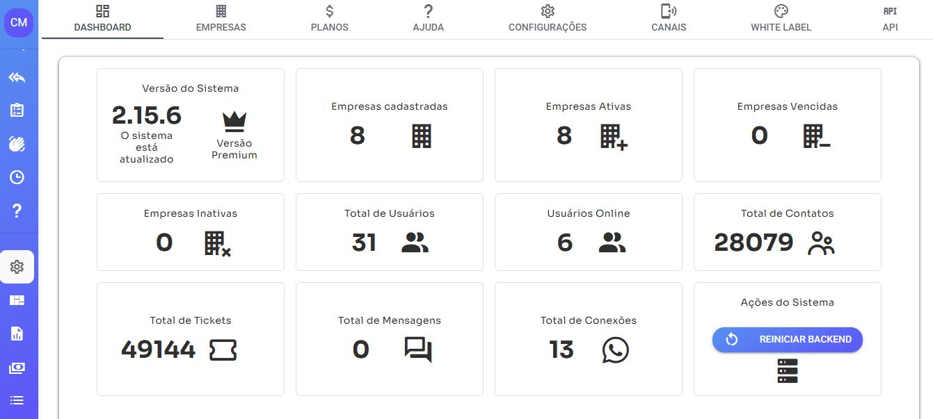Módulo SaaS Multi-Empresa Whazing